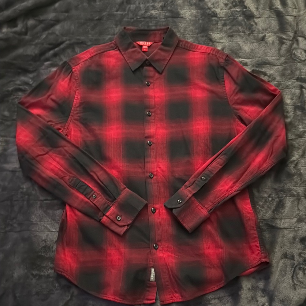 Men’s Guess? Co Noah Button Down Shirt - S